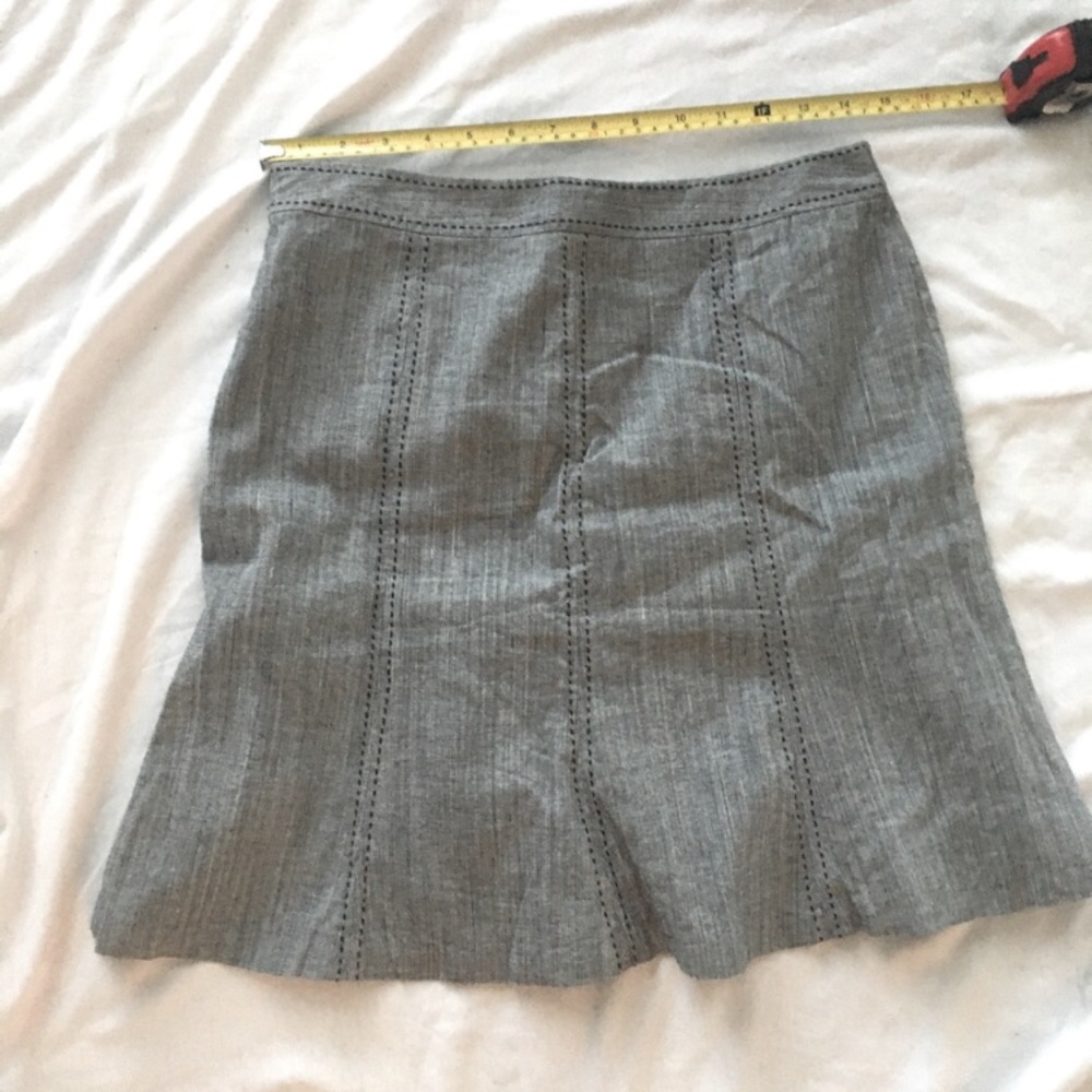 WHBM vintage fit & flare grey looking skirt.